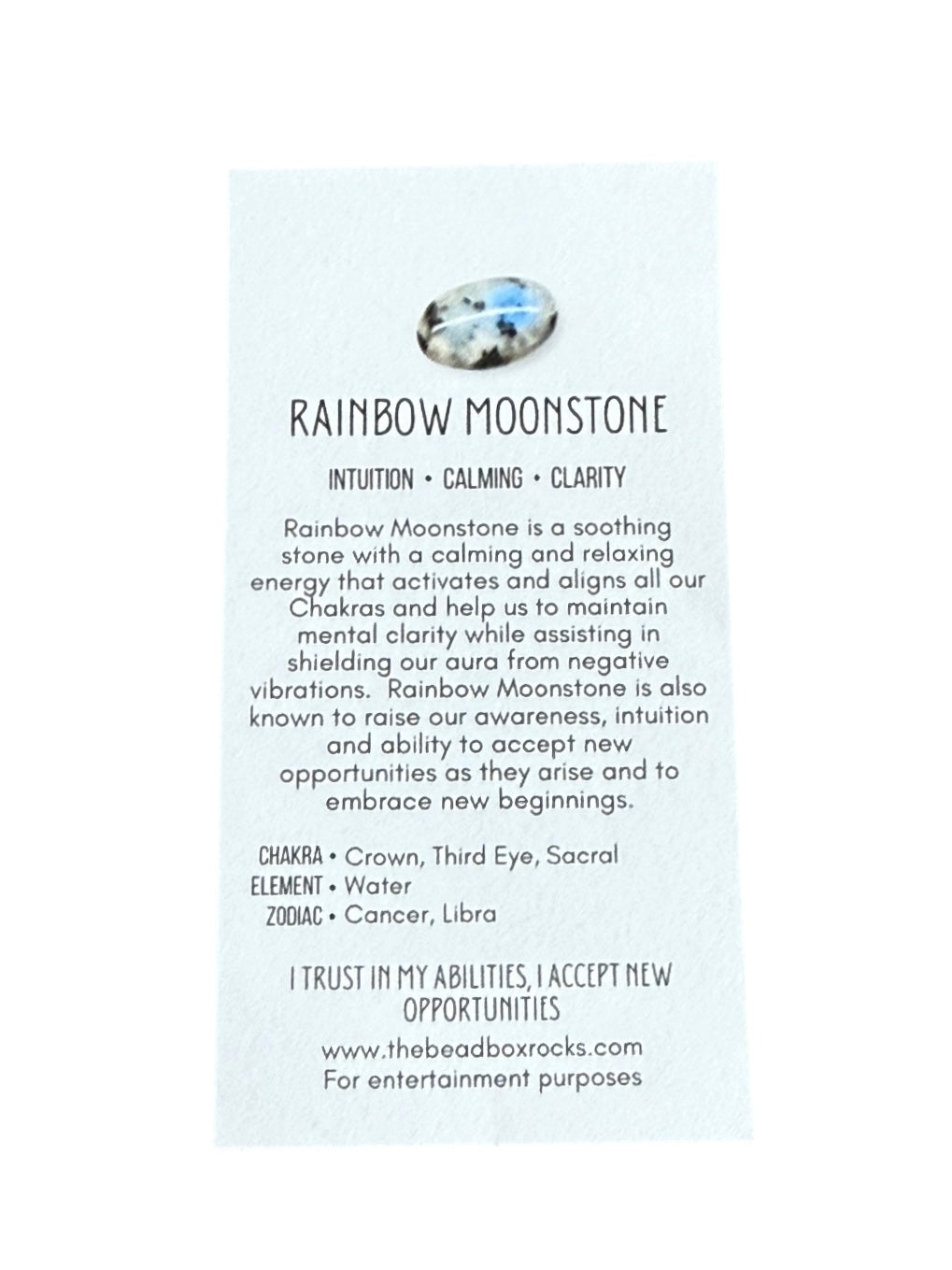 Rainbow Moonstone Bracelet