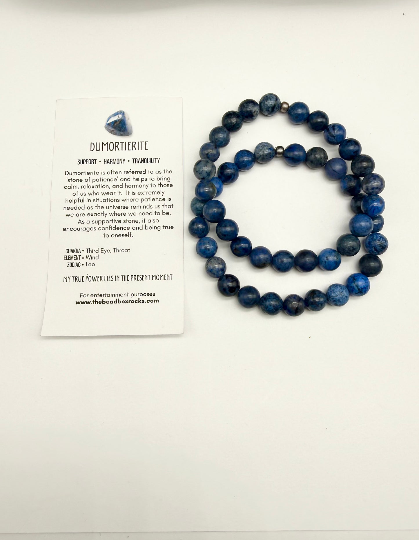 Dumortierite Gemstone Bracelet