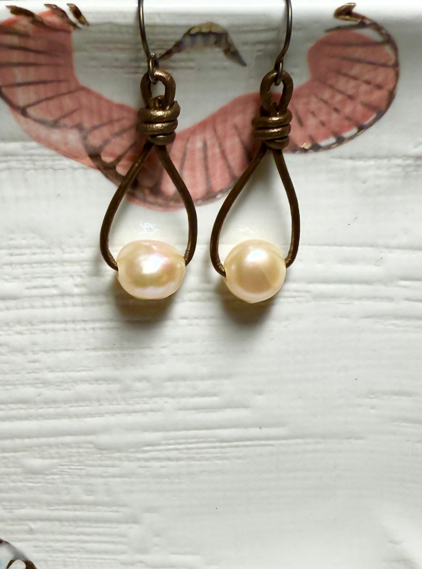 DIY FW Pearl & Leather Knotted Earring Kit