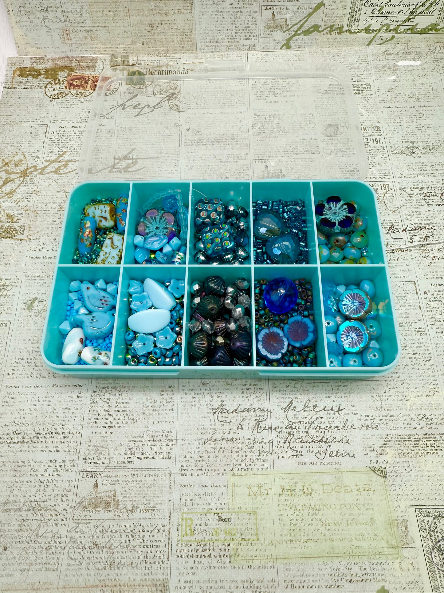 Special Curated Czech, Japanese & Vintage Glass Bead Box