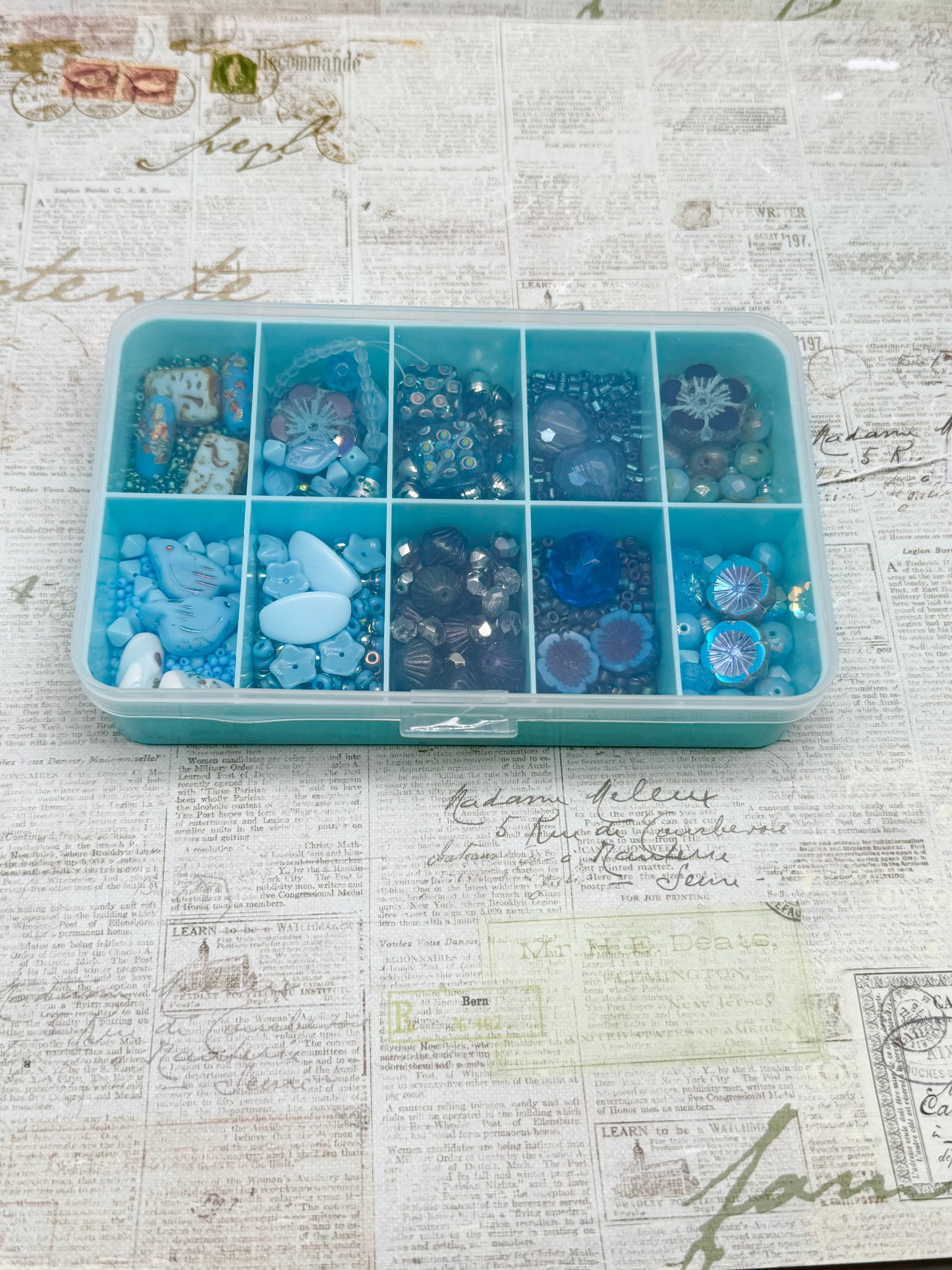 Special Curated Czech, Japanese & Vintage Glass Bead Box