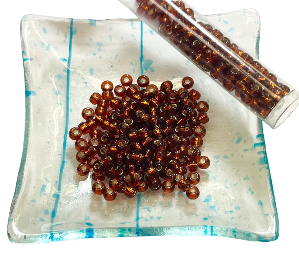 6/0 Miyuki Round Silver Lined Seed Bead/ 20-22grams