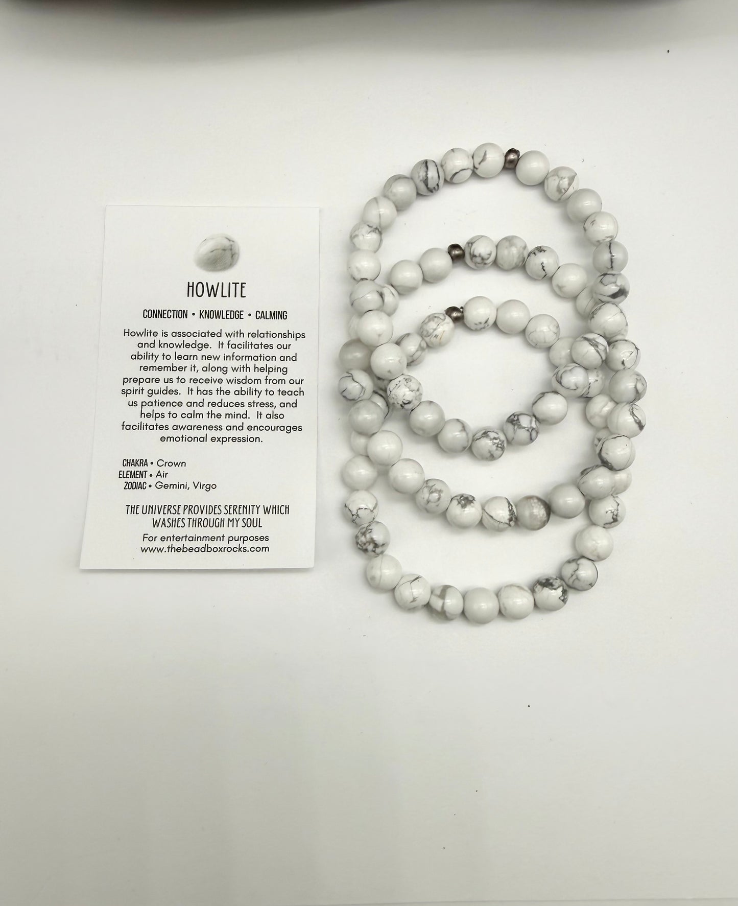 Howlite Gemstone Bracelet