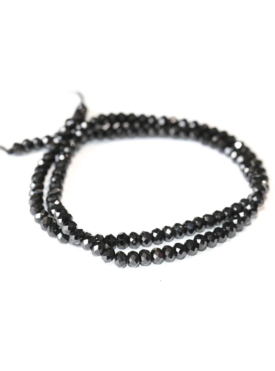 Black Spinel Gemstone Bead