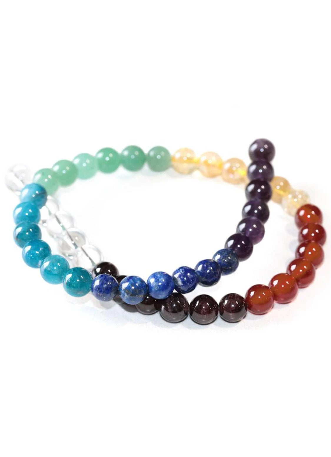 Chakra Strand, 8-Gemstones In One Strand