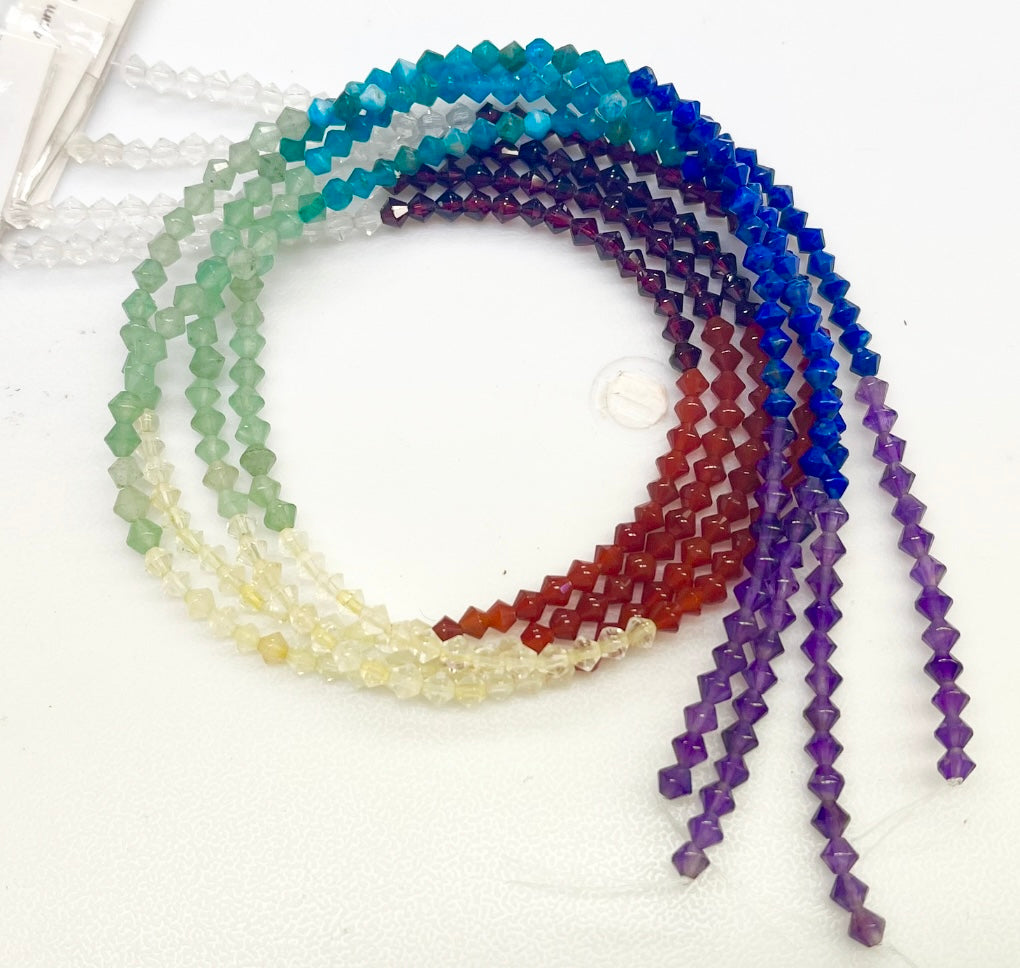 Chakra Strand, 8-Gemstones In One Strand