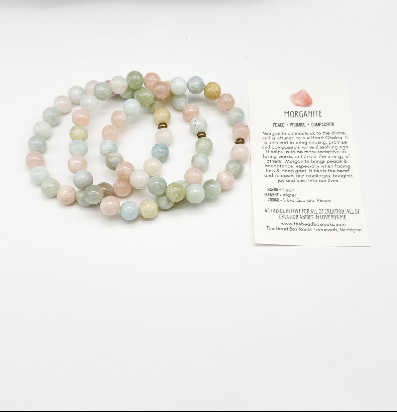Morganite Bracelet by David & Jane