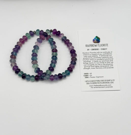 Rainbow Fluorite Bracelet by David