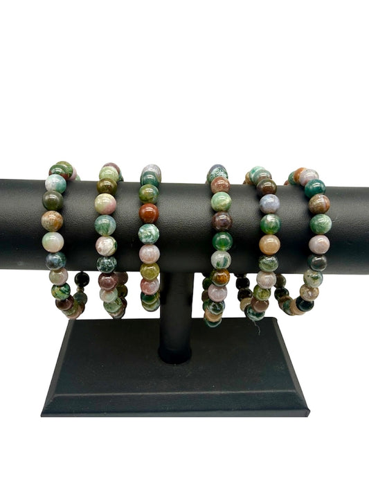 Indian Agate Bracelet-promotes harmony and peace.
