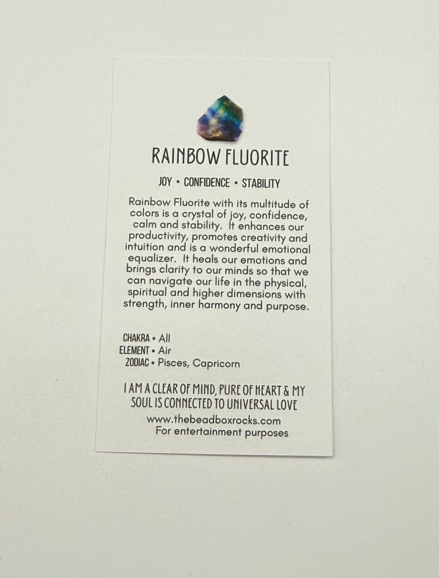 Rainbow Fluorite Bracelet by David