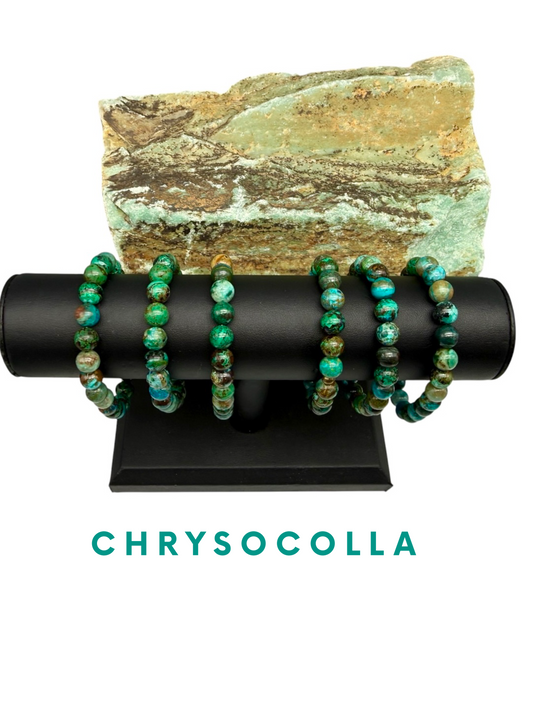 CHRYSOCOLLA Gemstone Bracelet