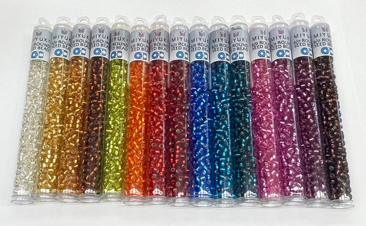 6/0 Miyuki Round Silver Lined Seed Bead/ 20-22grams