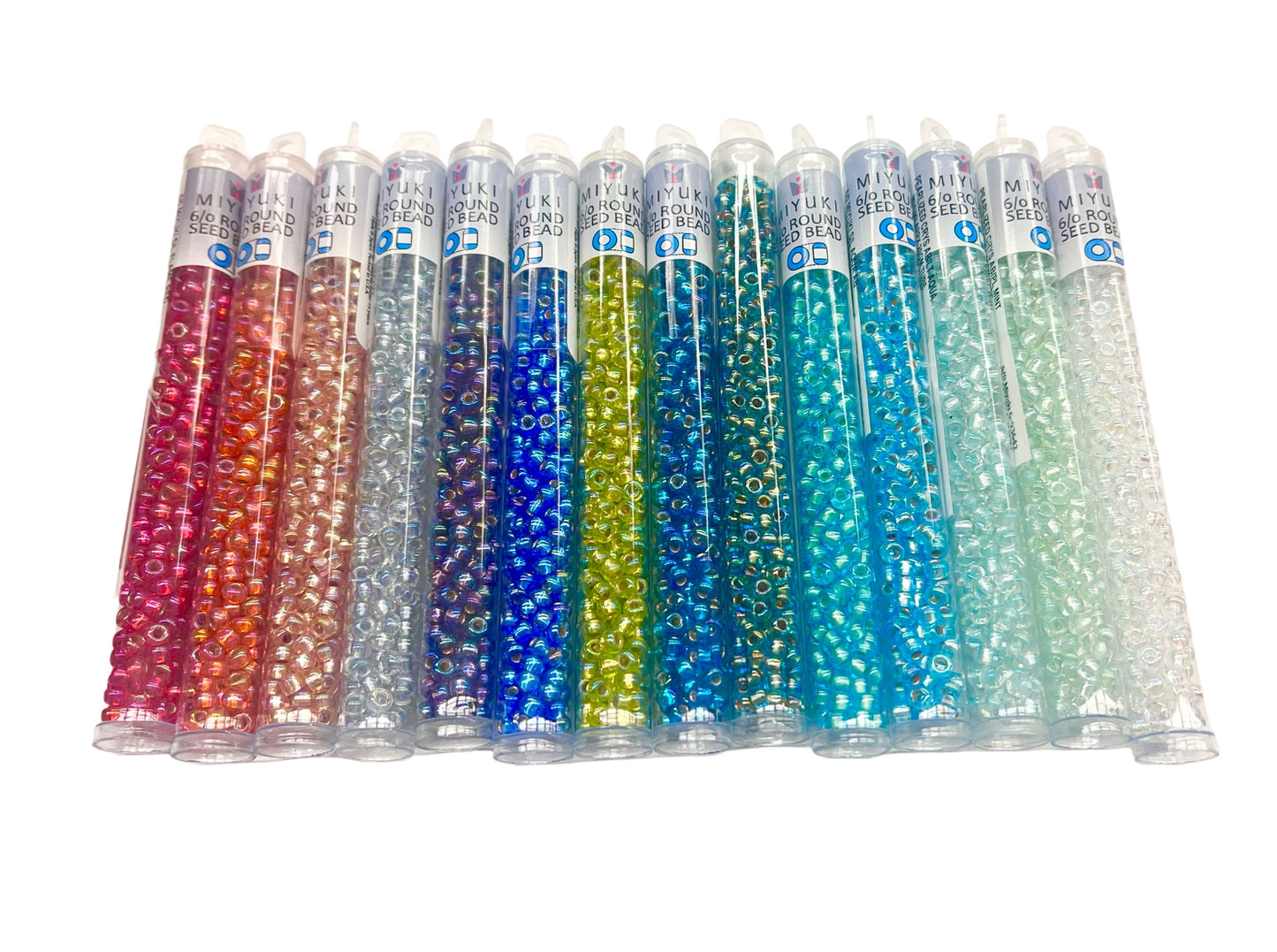 6/0 Miyuki/Toho Round Silver Lined AB Seed Beads/20-22gram tube