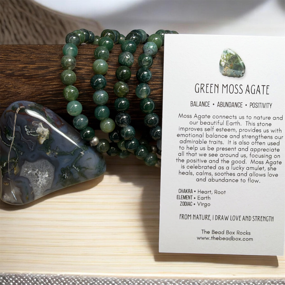 Green Moss Agate